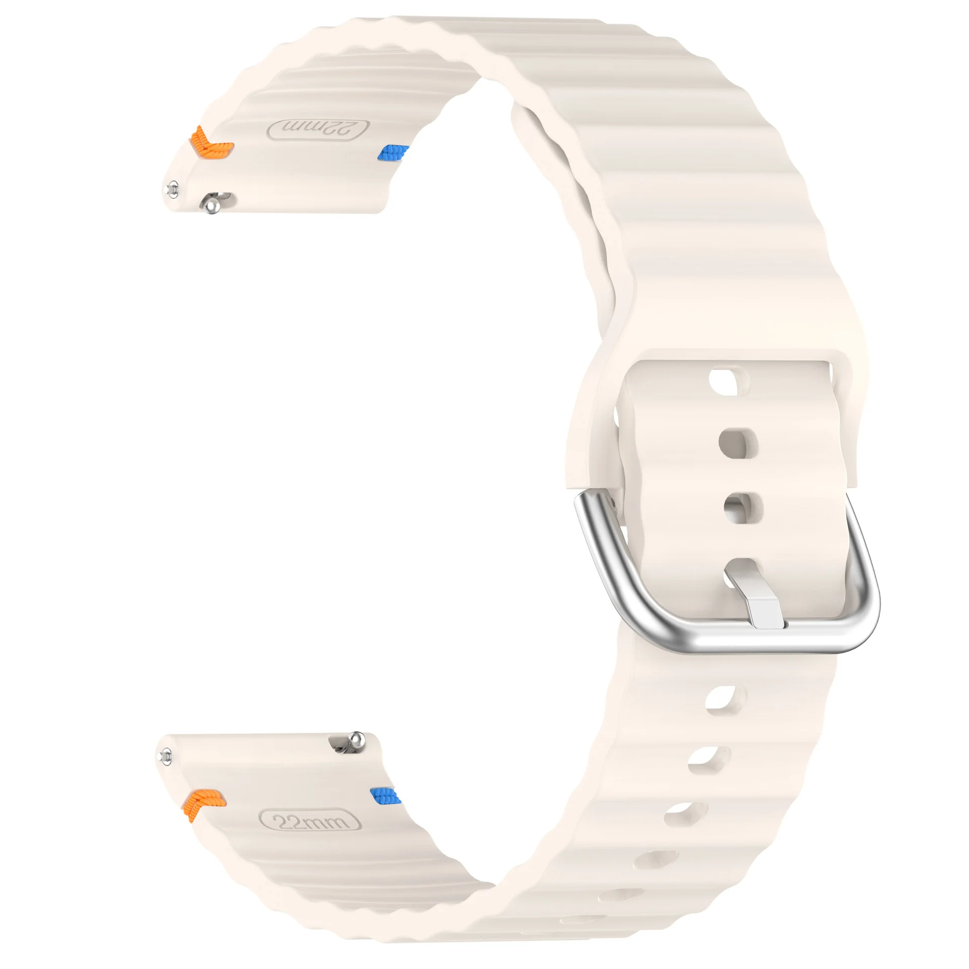 ตัวเลือกสินค้า สายนาฬิกาซิลิโคน 20/22 มม. หัวเข็มขัดหมุด สำหรับ Huawei Watch Series