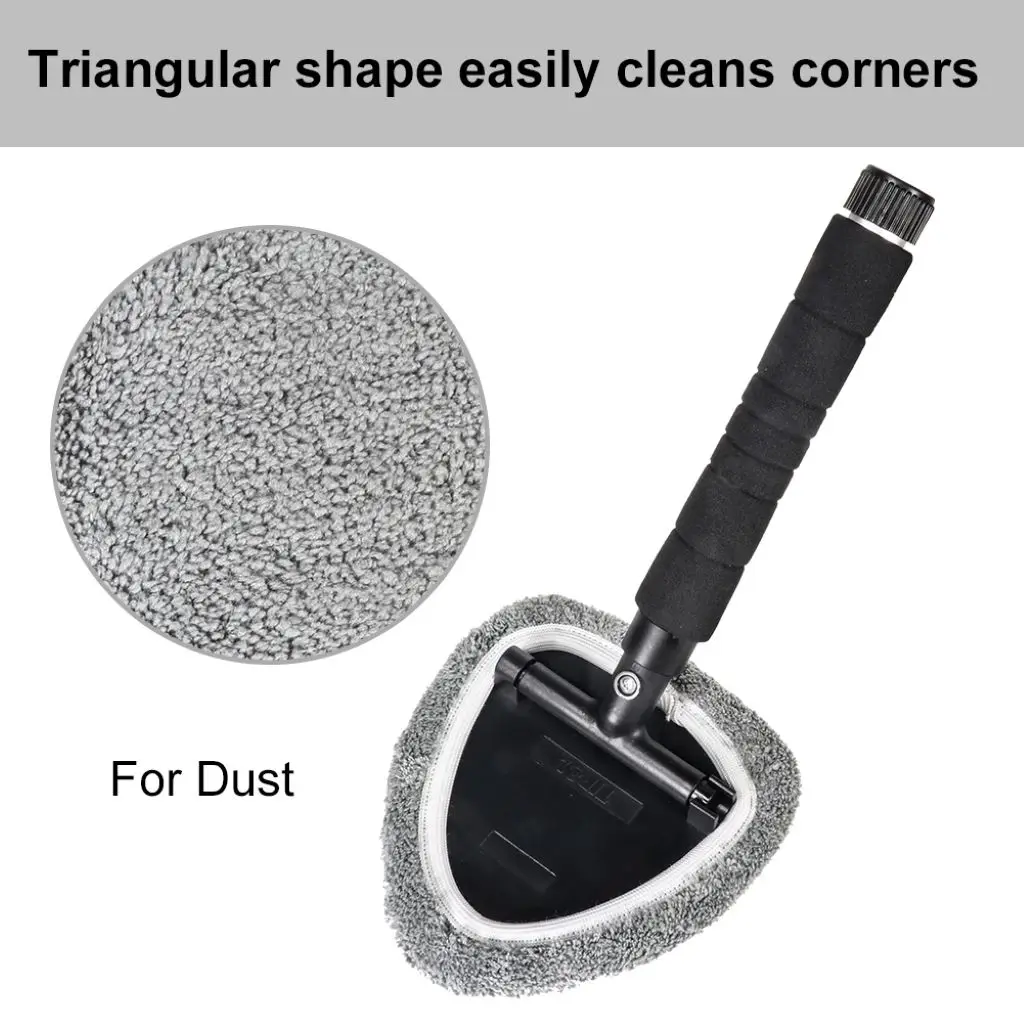 Microfiber Windshield Clean Car Auto Wiper Cleaner Glass Window Tool Brush Kits