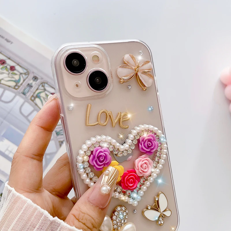 Luxury Fashion Glitter Shine Handwork Phone Case