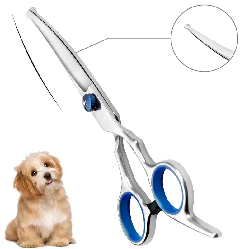 

Grooming Portable Pet Tesoura Steel 1pc Round Hair Dog Dogs Animal Stainless Safety Shears Scissors Cutting Head