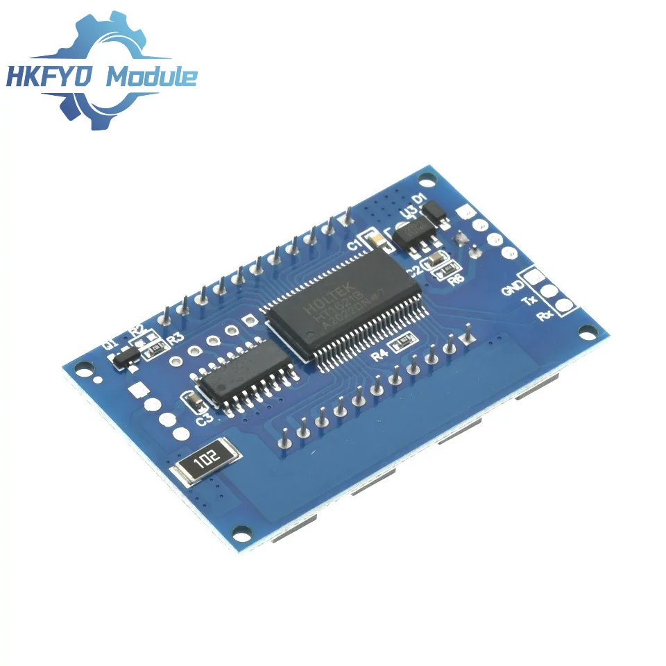Adjustable PWM Signal Generator Module with LCD Display, 1Hz to 150kHz Frequency Range & Duty Cycle Control, TTL Output, 5V Power Supply