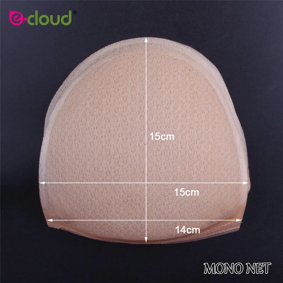 1-5Pcs DIY Wide Gap Mono Hair Net Top Front U Part Weaving Wig Cap Net Foundation Base Cap By Wig Making Kit