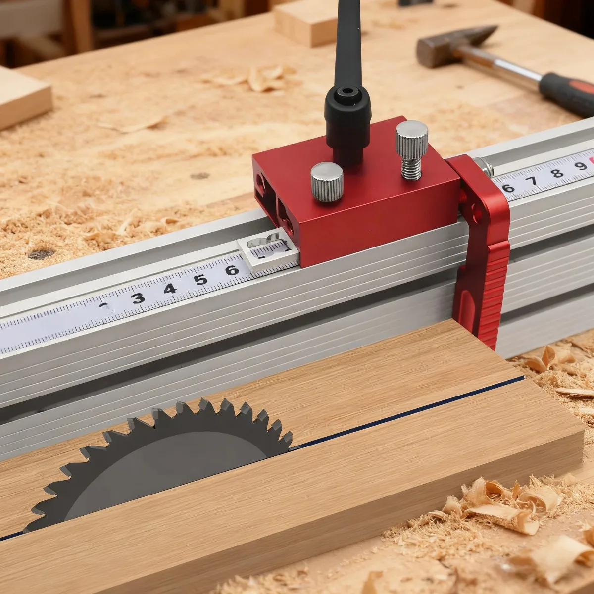 1pc Aluminum Alloy Adjustable T Track Limit Stop Type 75, Miter Track ...