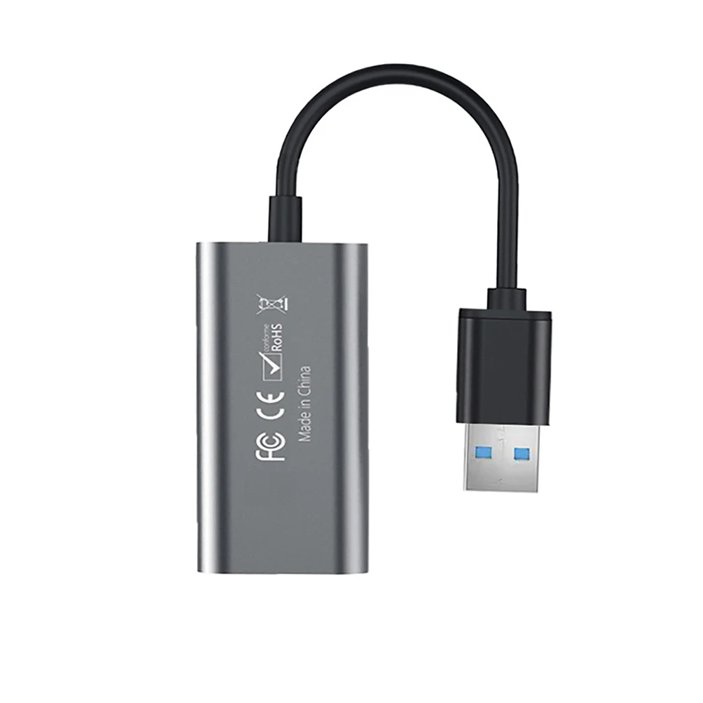 

1080P 60HZ HD Portable USB To HDMI-compatible Audio Video Capture Card Adapter Converter Cable High Speed For Windows 7/8/10 PC