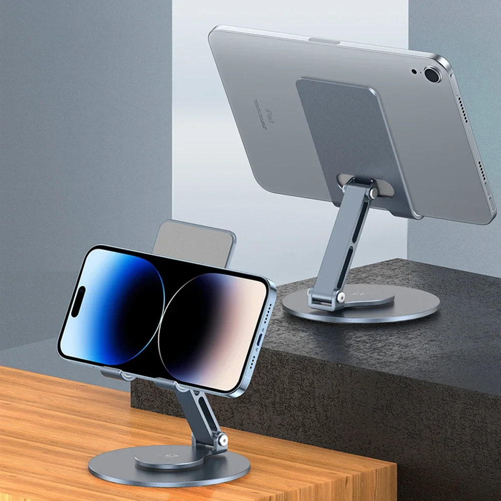 

Настольная подставка из алюминиевого сплава для планшетов и iPad, Складной Настольный кронштейн для сотового телефона, держатель для смартфонов