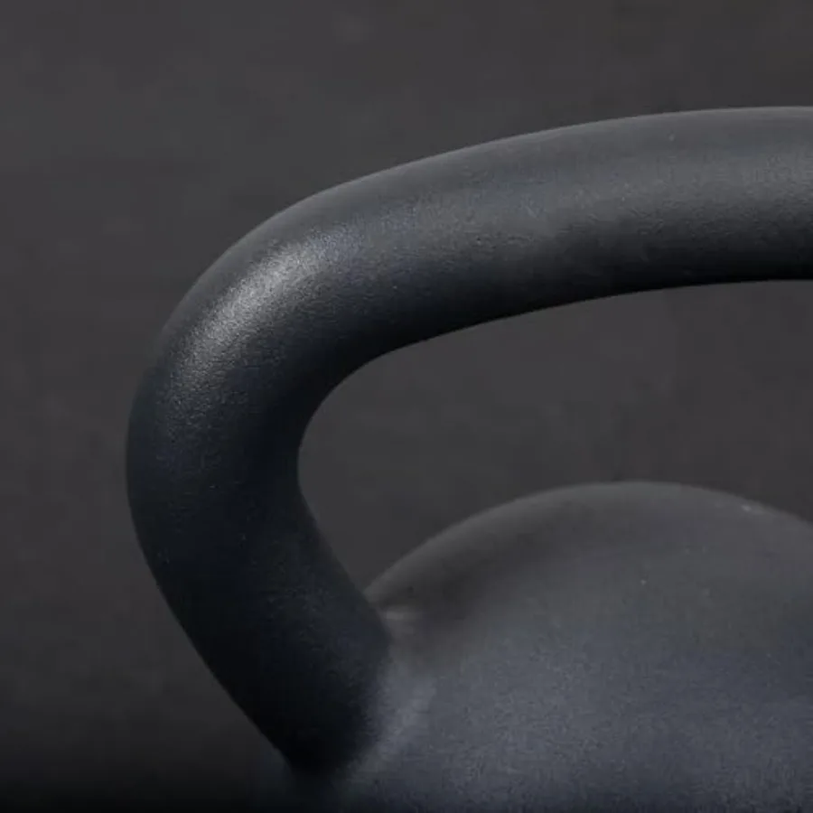 55 LB Cast Iron Kettlebell, Single Piece Casting, LB Markings, Full Body Workout