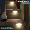 LED Solar Lights Outdoor Solar Deck Lights Waterproof Led Stair Light Pathway Lights Solar Powered For Stairs Step Yard Garden 4