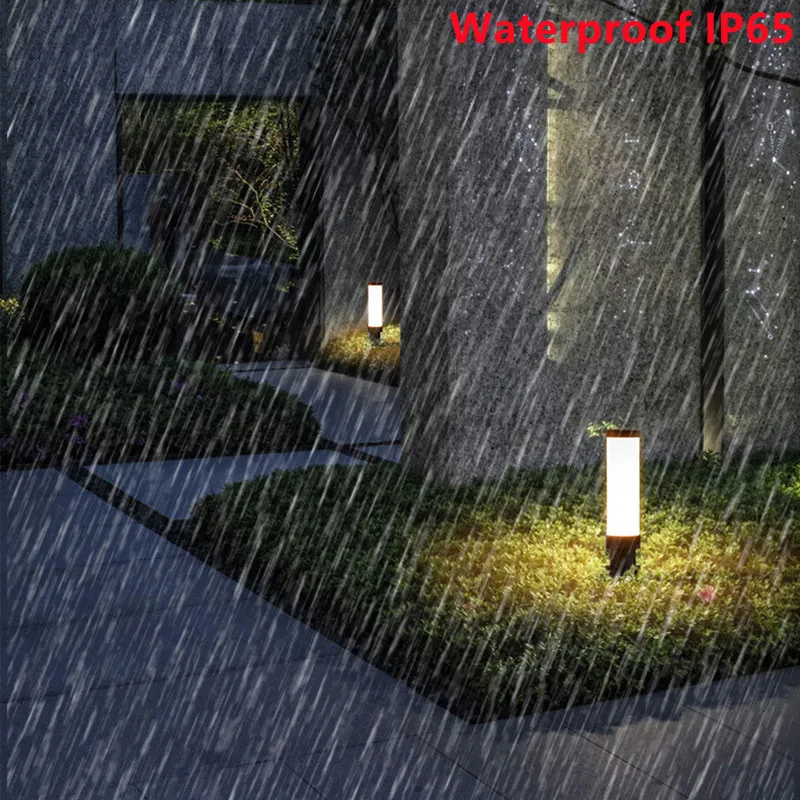 LED Lawn Light 110V 220V Waterproof IP65 Outdoor Simple Modern Street Lamp For Garden Path Landscape Park Courtyard Lighting