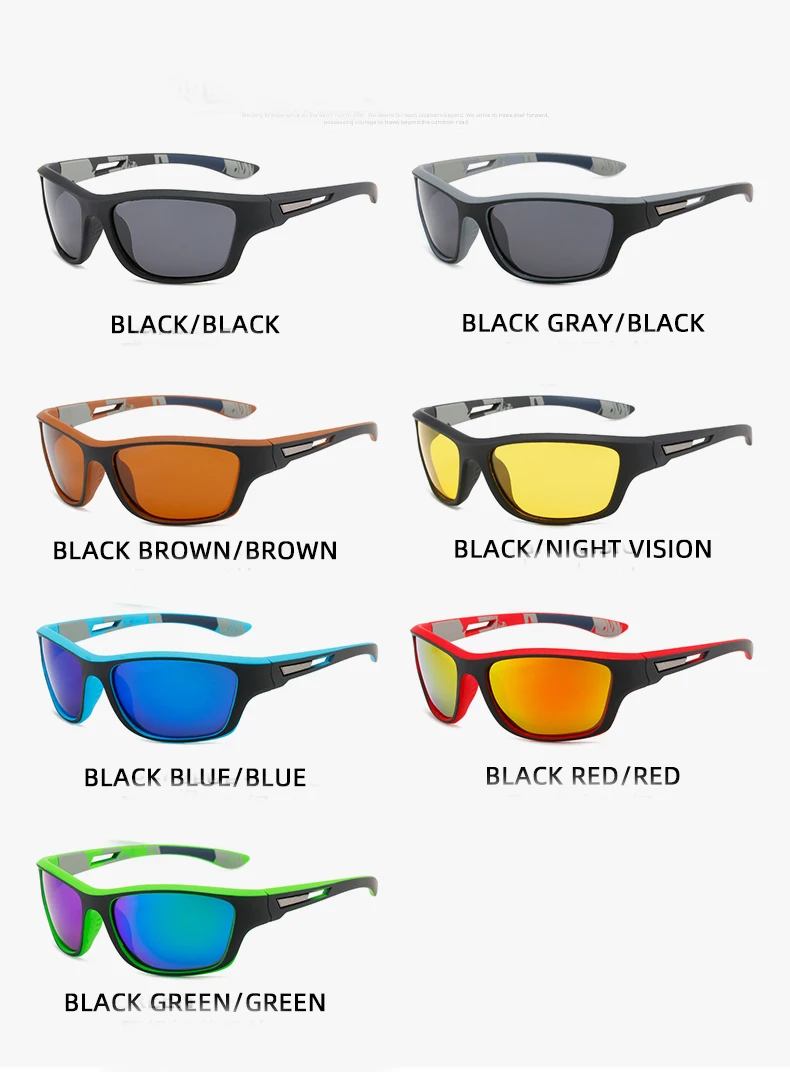 Herren luxus polarisierte sonnenbrille klassische fahren retro reise radfahren unisex brille 2023 – Detail 6