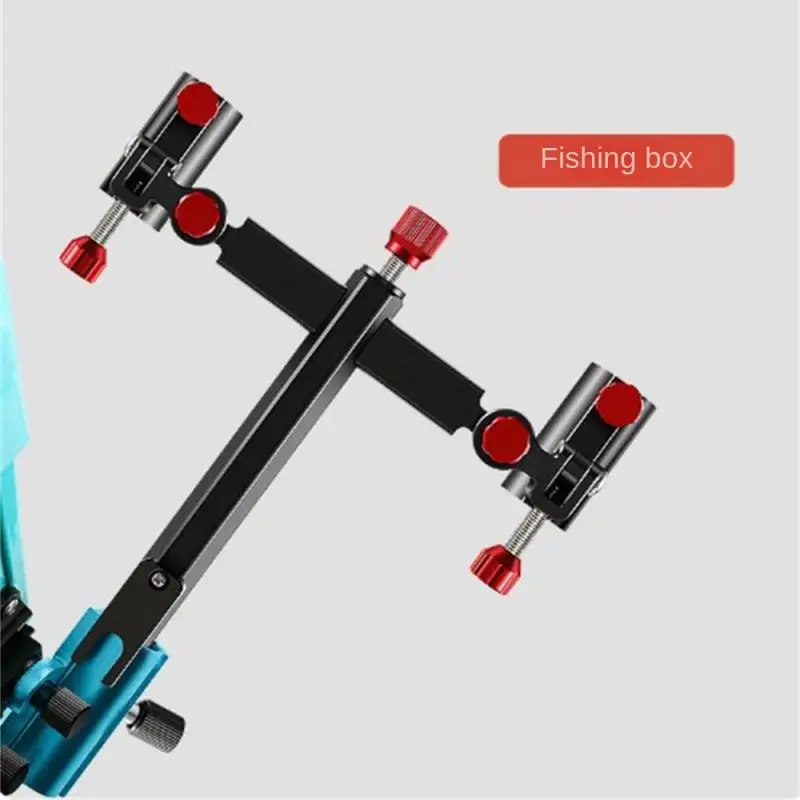 Fishing Rods Holder Adjustable Connecting Rod Aluminum Magnesium Alloy Double Turret Support Fishing Accessories Removable