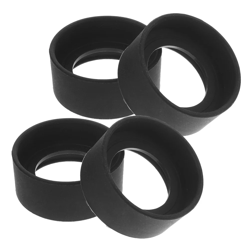 

4 Pcs Rubber Eyepiece Goggles Shield for Masks Shields Reusable Cover Microscope Parts Accessories