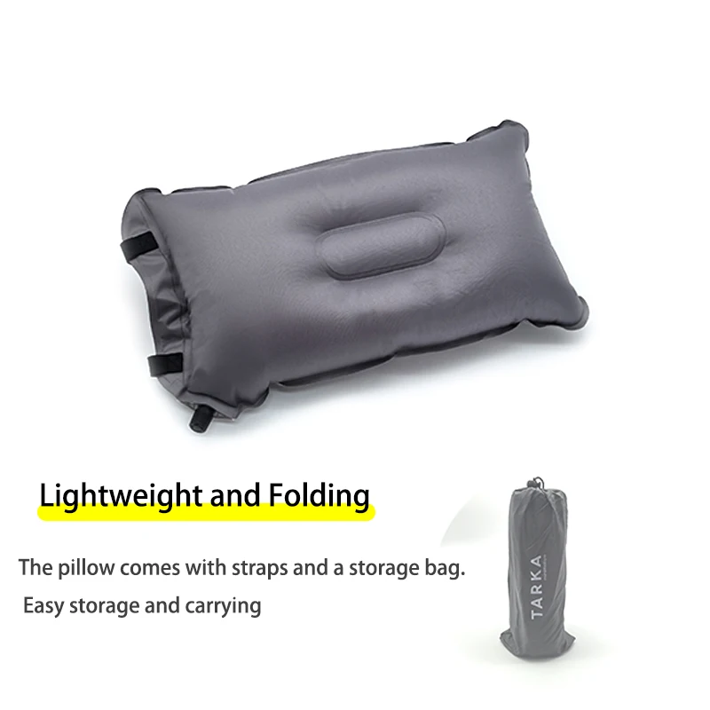 TARKA Ultralight Camping Pillow Lightweight Self Inflatable Pillow Hiking Climbing Travel Tourist Folding Sleeping
