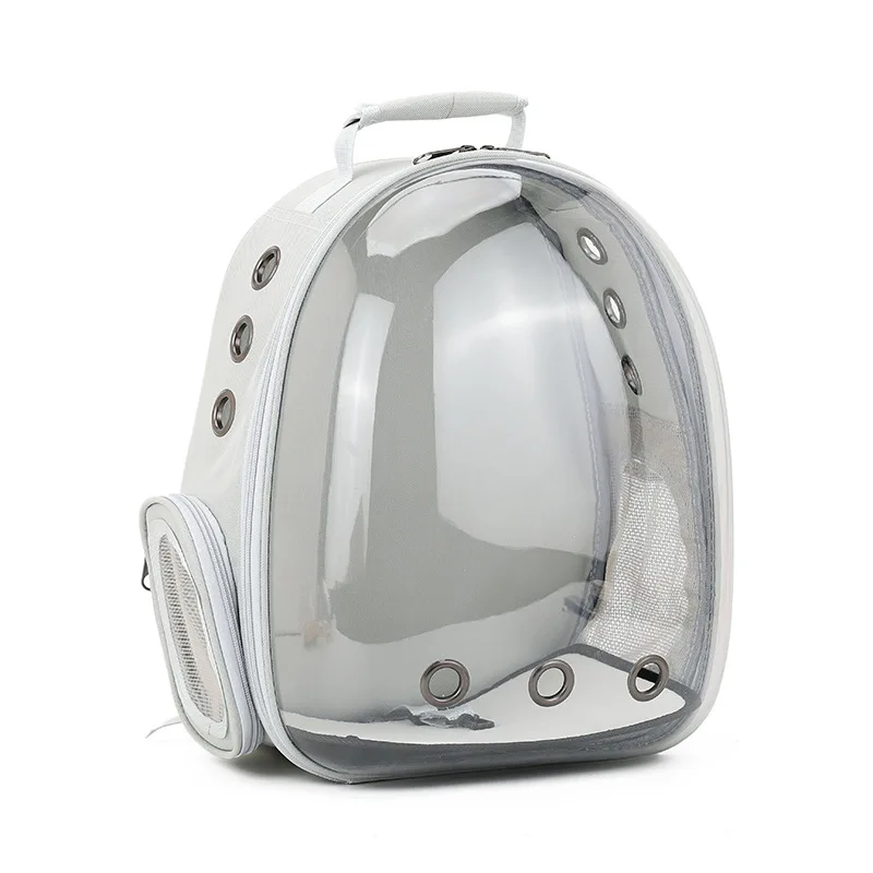 Viaje con estilo con su mascota Mochila transportadora para perros y gatos: diseño de cápsula espacial para aventuras al aire libre