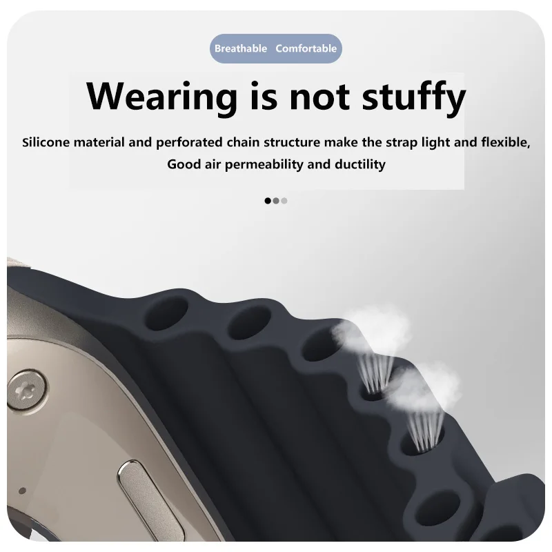 Premium Apple Watch Glass Case and Strap with Screen Protector