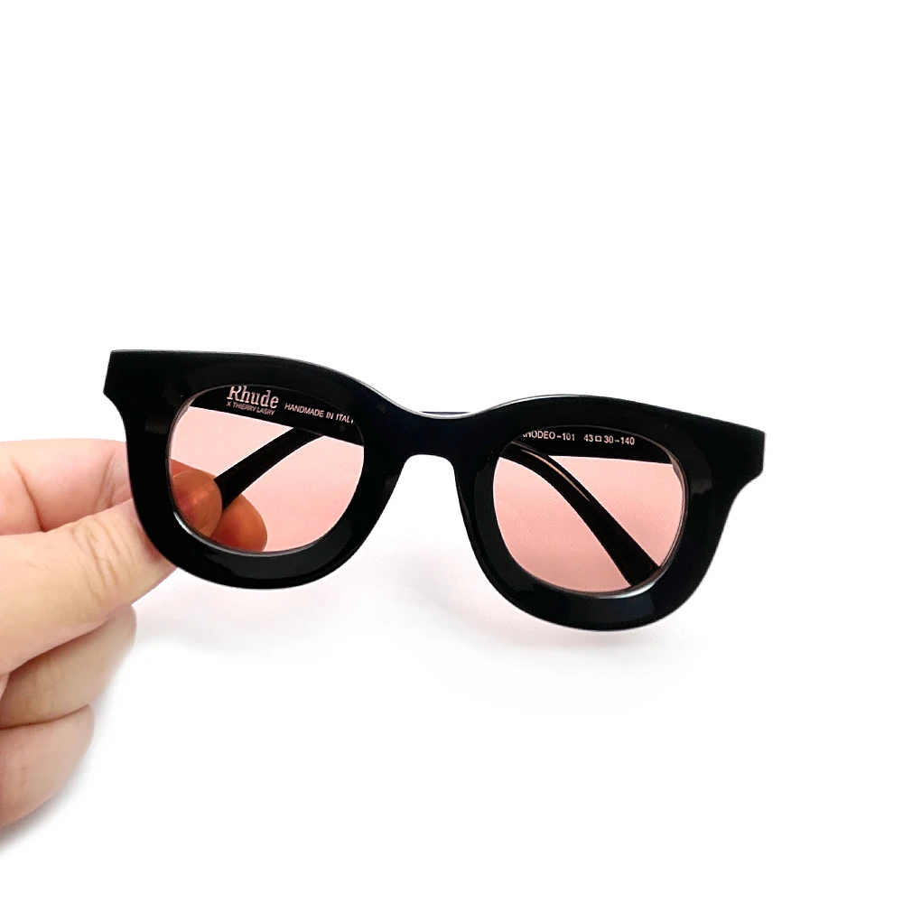 2021 Trend Rhude RHODEO THIERRY High-quality Acetate VIRGIL ABLOH MIGUEL101  Style Sunglasses Optical Prescription Lens