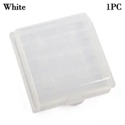 Transparent Multi-Slot Battery Storage Box - Durable Organizer (For 4pcs AA AAA)