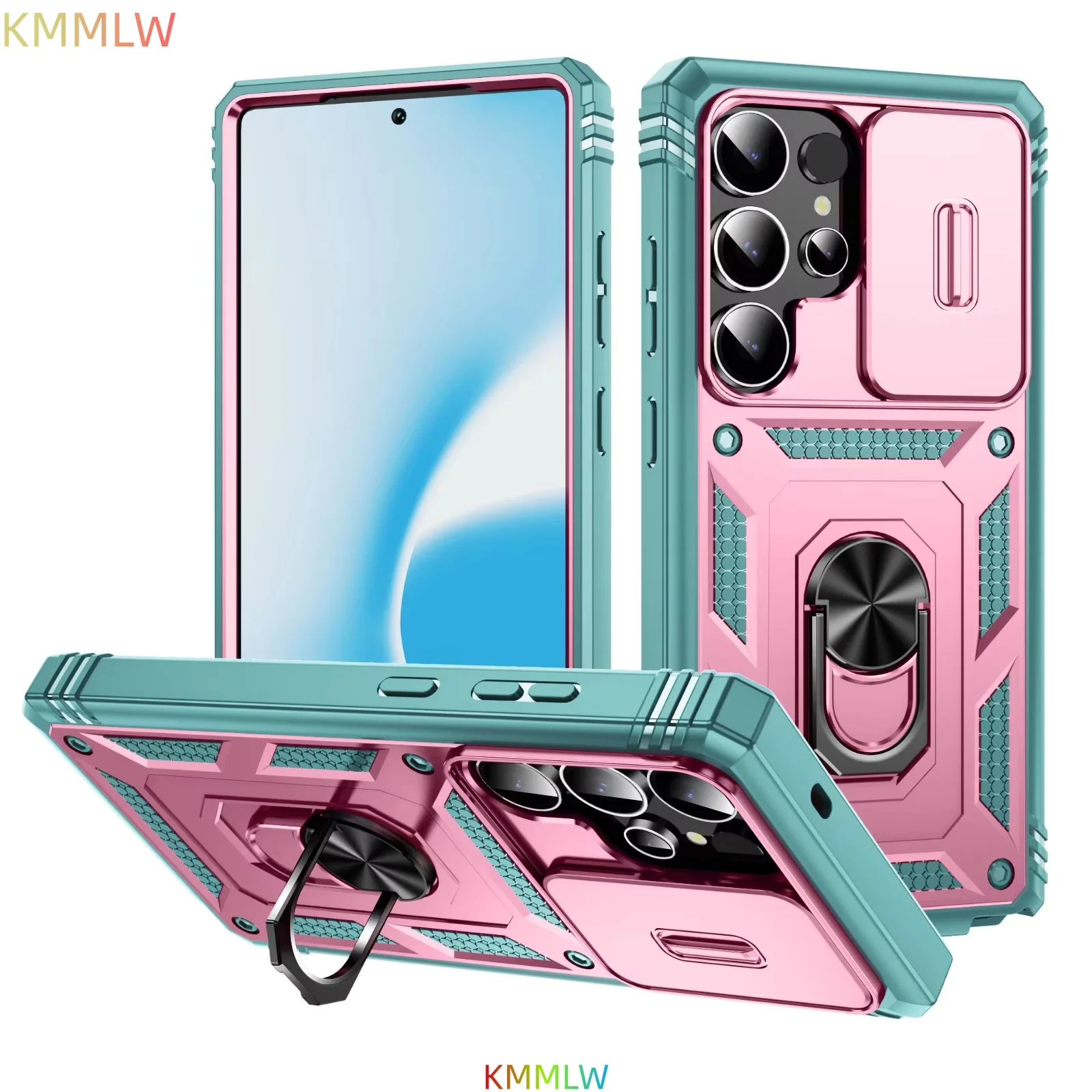 Camera Slide Armor Protection Case with 360° Rotating Cover