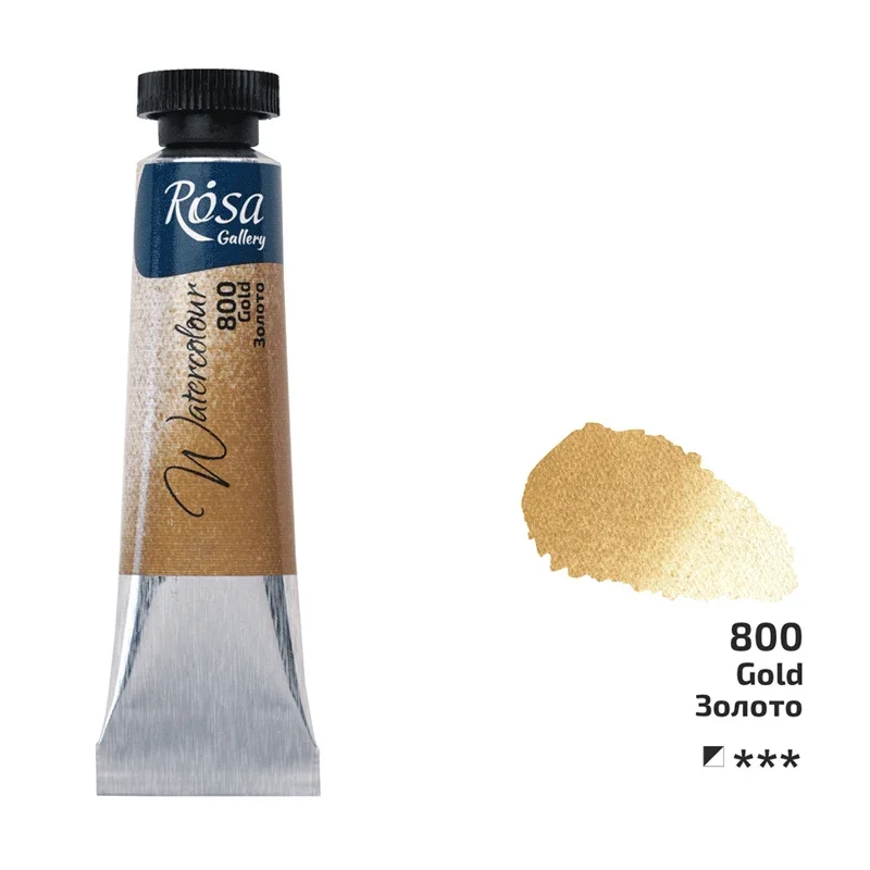 ROSA New 10 Color Precipitated Watercolor Pigments 10ml Tube Master Watercolor Paint Student Artist Painting Supplies
