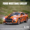 1:32 Ford Mustang Shelby GT500 Alloy Muscle Car Model Sound and Light Pull Back Children's Toy Collectibles Birthday gift 6