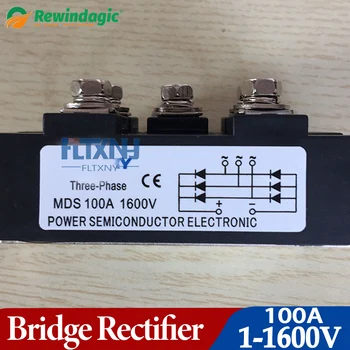 Moduli raddrizzatori a ponte trifase Regolatore 100A 1600V Raddrizzatore a diodi trifase a monofase per generatore di turbine eoliche