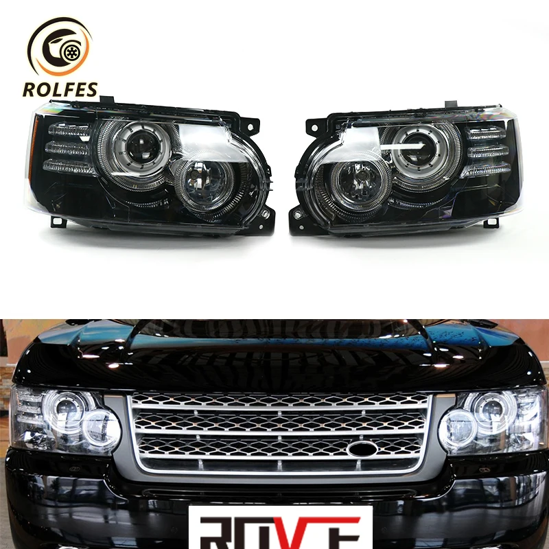 

ROLFES LED Front Headlight Assembly For Range Rover Vogue L322 2010-2012 Upgrade New Facelift Bodykit Parts LR010819 LR010825