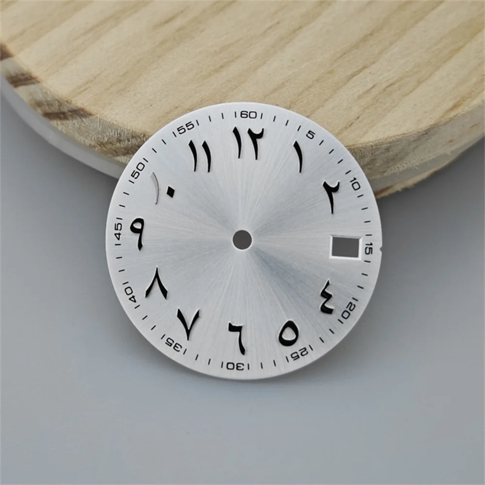 28.5MM Watch Dial Middle East Dial Log DIY Modified Mechanical Watches Accessories watch dial accessories,watch face accessories For NH35/NH36 Movement