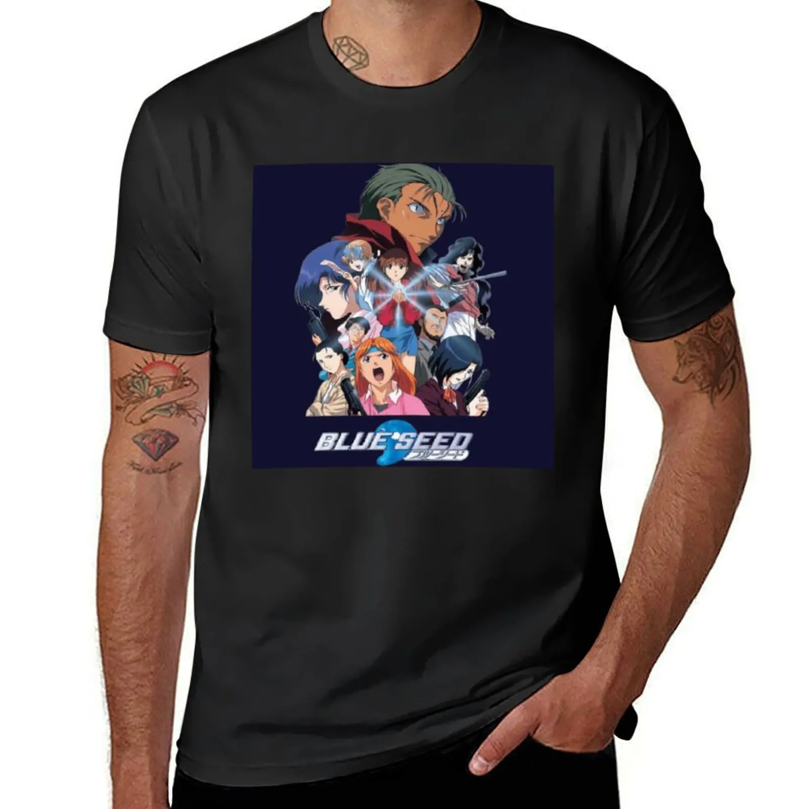 

Blue Seed Anime Group Poster T-Shirt new edition tees mens graphic t-shirts anime