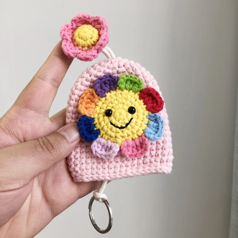 Cute Knitting Doll Keychains Creative Crochet Small Bear Keyrings For Car  Keys Accessories Kawaii Rabbit Keyrings Wholesale - AliExpress