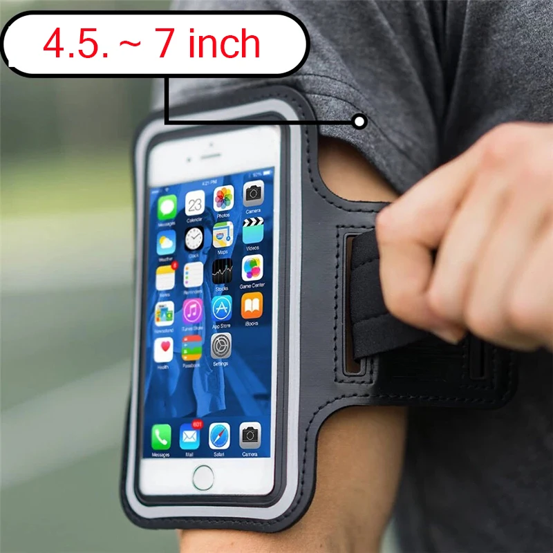 4.7-7 inch Sport Armband Arm Band Belt Cover Running GYM Bag Case Phone Cases For iPhone12 11 Pro X XS MAX XR 6 6s 7 8 Plus mobile phone armband phone arm band phone armband sports arm bag fitness arm bag