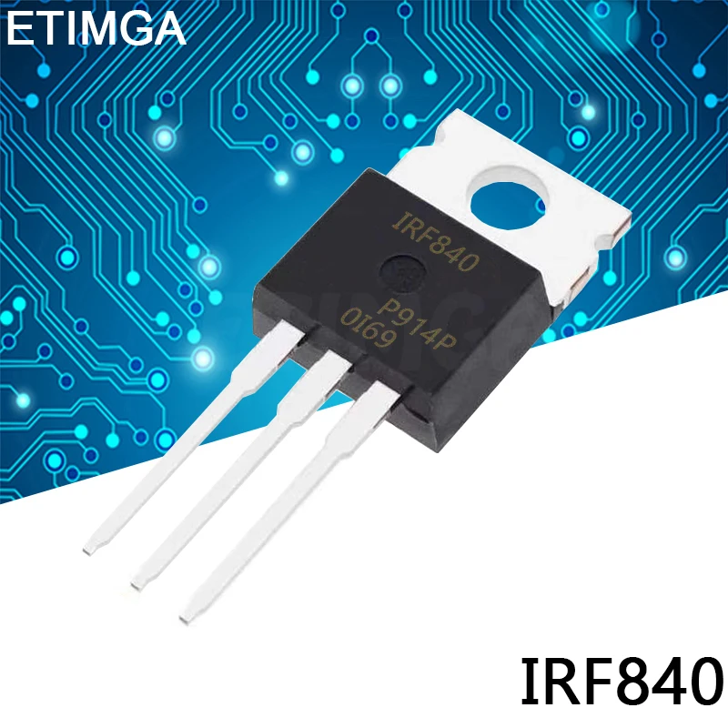 

100 шт./лот IRF840 TO-220 IRF840PBF TO220 новая и оригинальная ИС