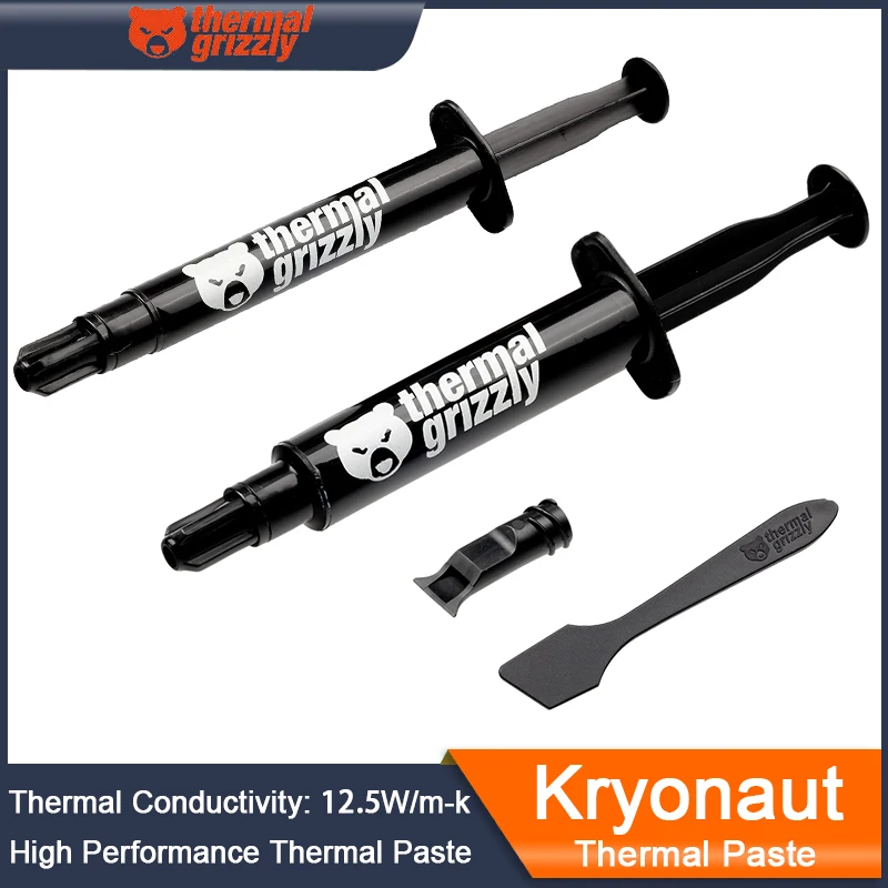 Graxa Térmica Composta Kryonaut Térmica Grizzly para Gpu e Cpu Cooler Graxa de Silicone de Resfriamento de Alto Desempenho