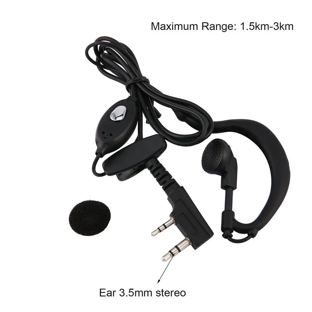 

Hot Original Headphone Set for Baofeng UV 5r Earpiece Radio Walkie Talkie Headset Mic Microphone 888S uv5r UV 5RA UV 5RE UV82