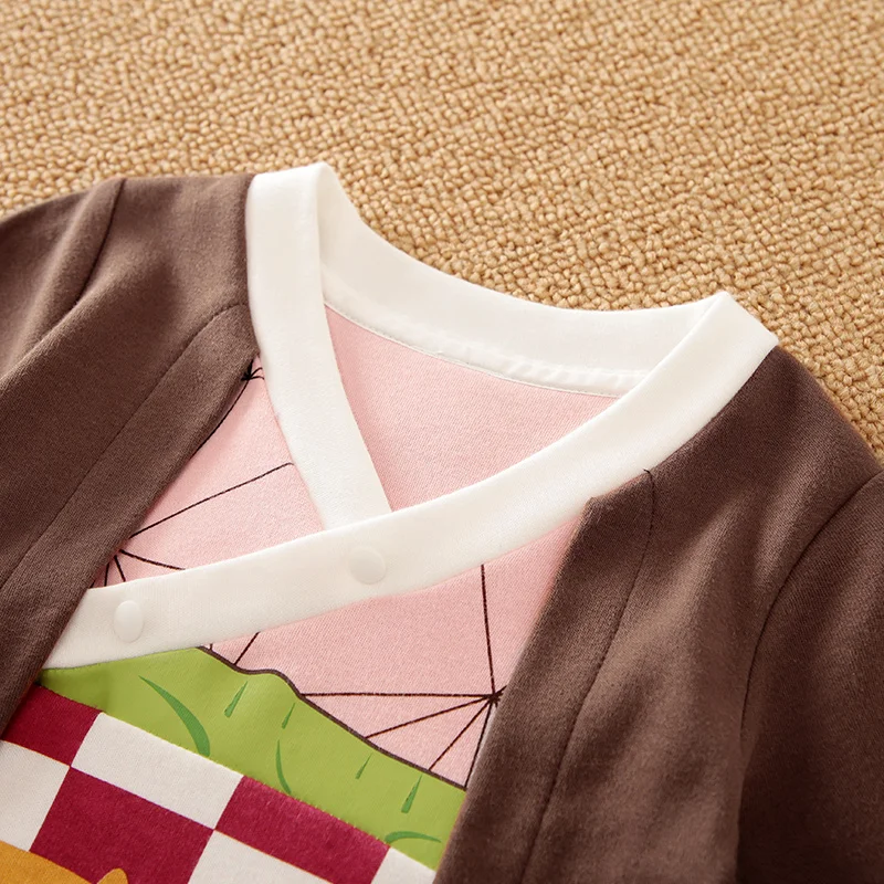 Adorable Pure Cotton Long-Sleeve Baby Jumpsuit