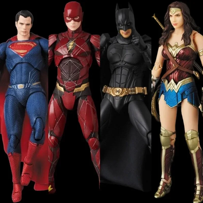 Justice League Dc Comic Figurine Supereroi Action Figurine Modelli In Pvc Supereroe Batman Cyborg Aquaman Statue Decor Toys Gifts