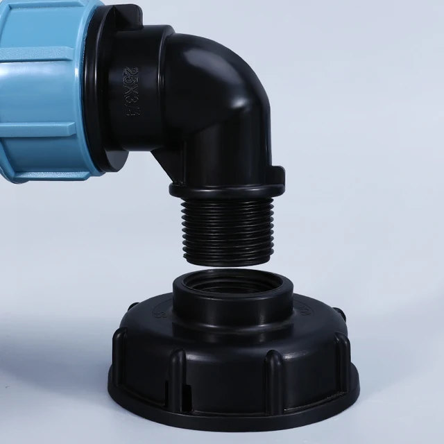 1Db Ibc Tartály Adapter 1 ' 3/4 1/2 Durva Szálú Víztartály -Szerelvények Könyök Egyenes Kimenetelű Tömlő Otthoni Kerti Szerelvények - Image 3