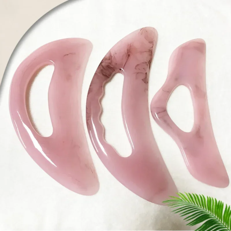Resin Guasha Scraping Massage Scraper for Face Neck Skin Care
