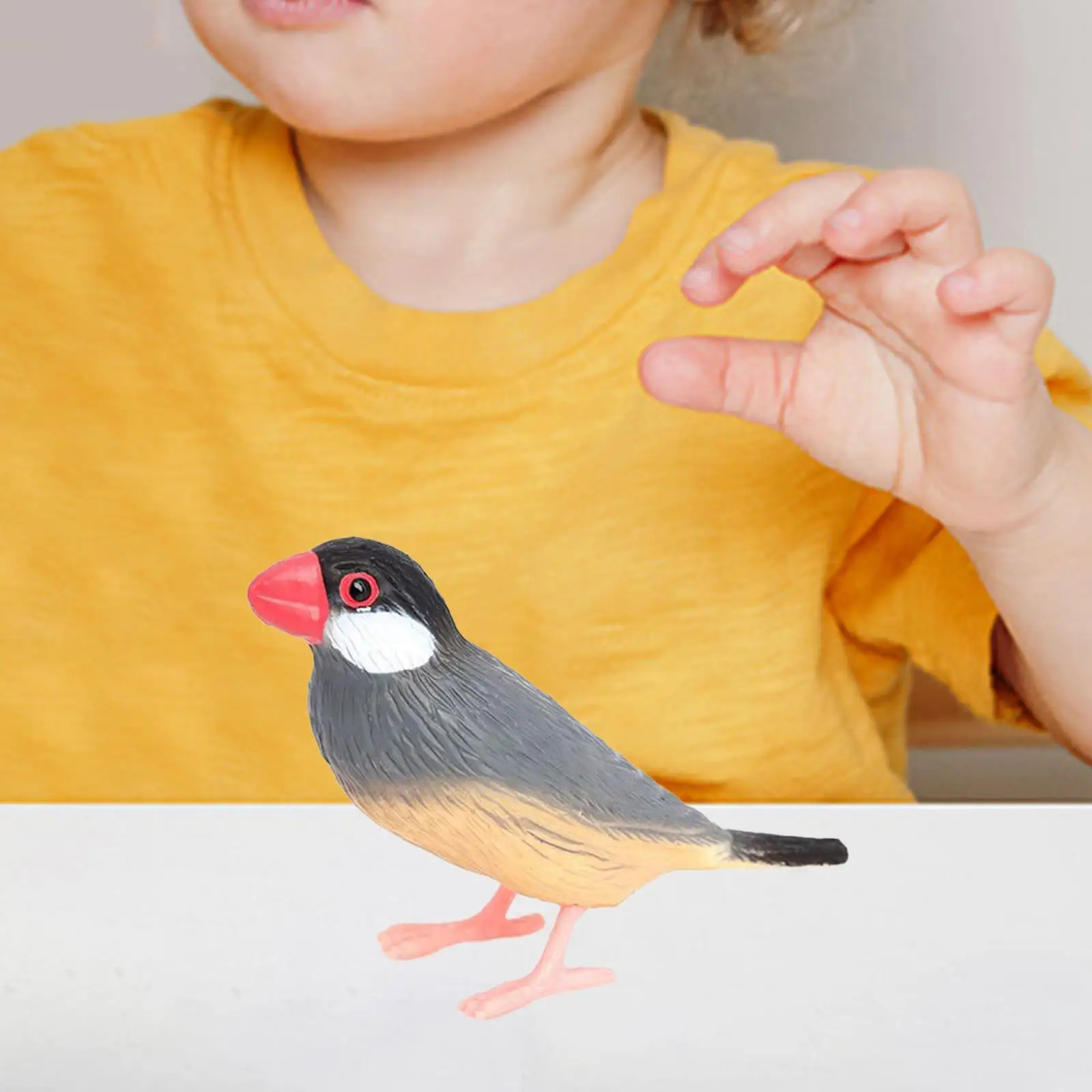 Simulation Bird Model Sculptures Home Decor Collection Small Bird Figures Toy Garden Bird Toy for Photo Props DIY Landscaping