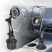 Magnetic Phone Holder Installation of Water Cup in Car for Magsafe IPhone 16 15 14 13 12 Samusng Xiaomi 360° Rotation Cell Mount 1