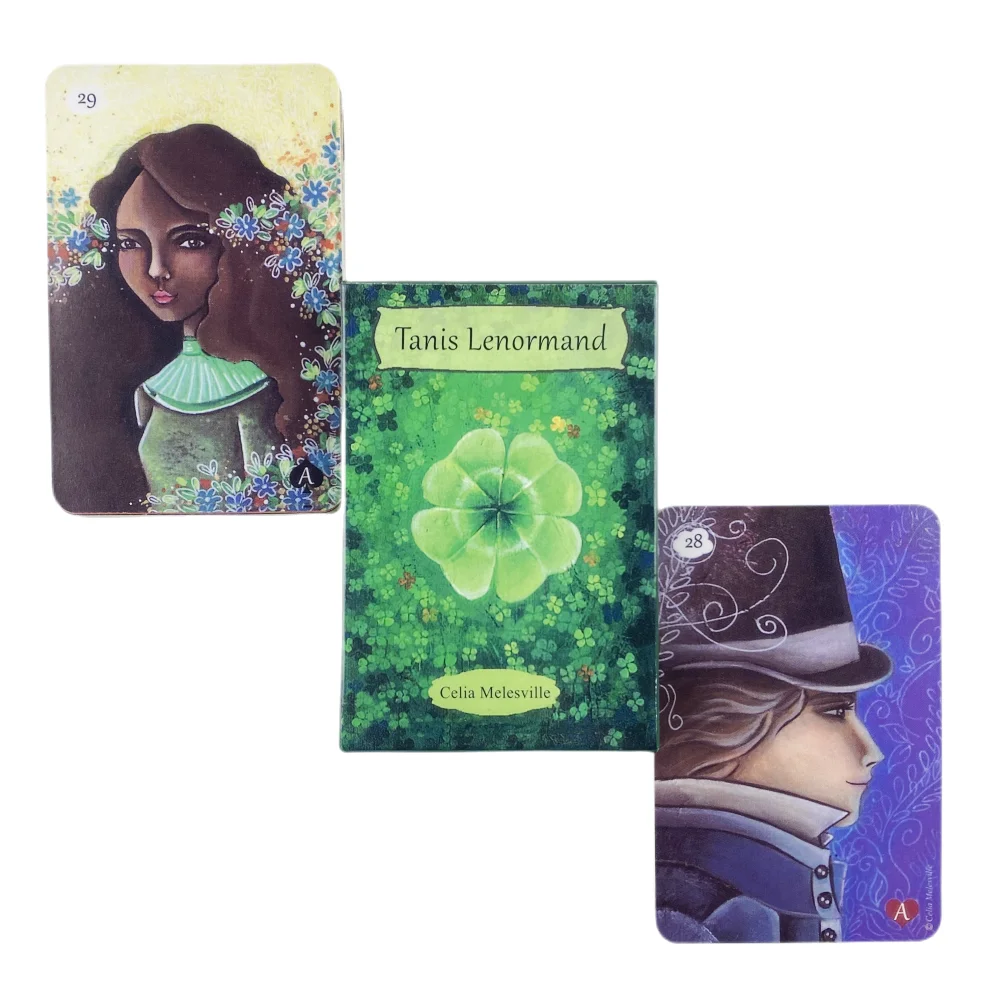 Tanis Lenormand by Celia Melesville Spirit of the animals Light Visions Tarot Messages From Your Angels oracle deck 3