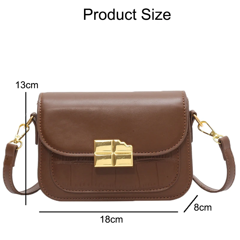 New Women's Shoulder Bag Handbag Versatile Ladies Messenger Bags Female Bag Fashion Vintage High Quality Crossbody Bag bolsa