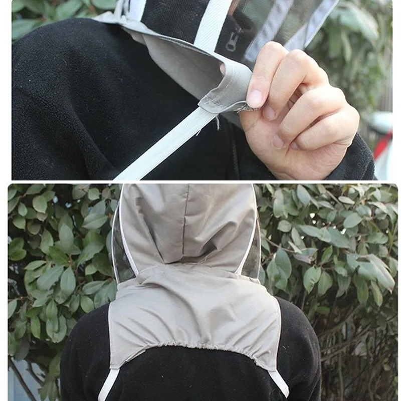 مكافحة قبعة النحل النحال خلية النحل تربية النحل قبعة رعاة البقر البعوض النحل شبكة حشرات الحجاب رئيس الوجه حامي معدات تربية النحل