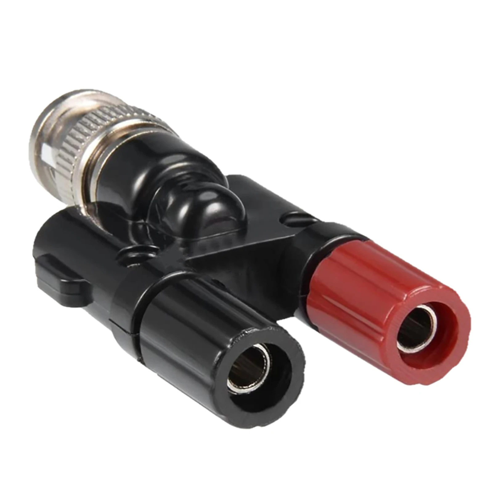 

1pcs BNC Male Plug to 4mm Dual Banana Female Jack Socket Binding Post RF Coax Coaxial Connector Adapter Splitter
