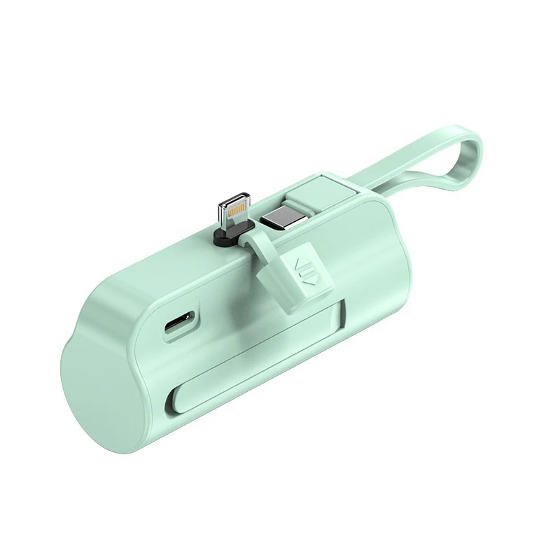 1 Piece Capsule Mini Wireless Power Bank Large Capacity Fast Charging for IPhone Type-c