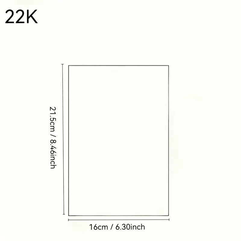 9pcs Waterproof PVC Book Cover for A4/16K/22K Books - Durable Stationery Protector, Office & School Supplies - 5