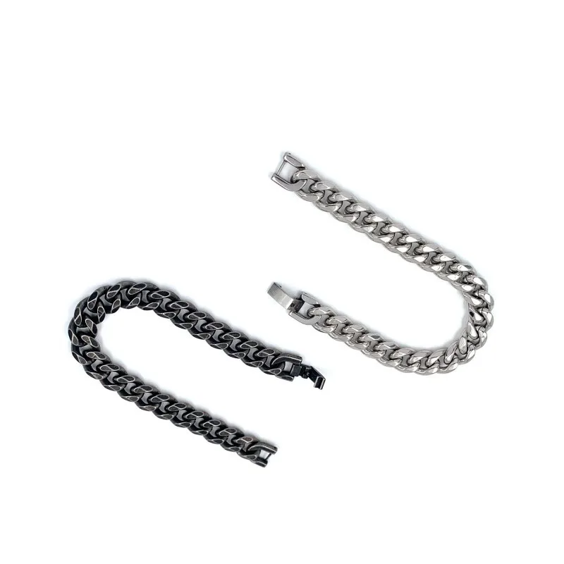 

SPC13 Silver Original Certified Six-Character Mantra Woven Men's Bracelet Retro Personality Domineering Men's Chain MM22