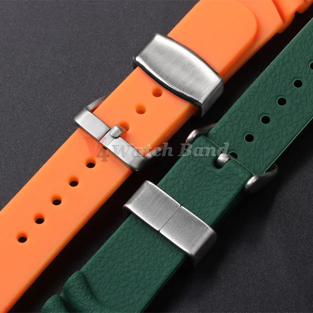 Universal Silicone Watchband for Men - Durable Sports Strap for Diving