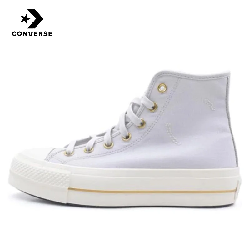 thumbnail image 1 of Converse Chuck Taylor All Star Zapatillas de lona de corte alto antideslizantes y resistentes al desgaste para hombres y mujeres, 1 of 5