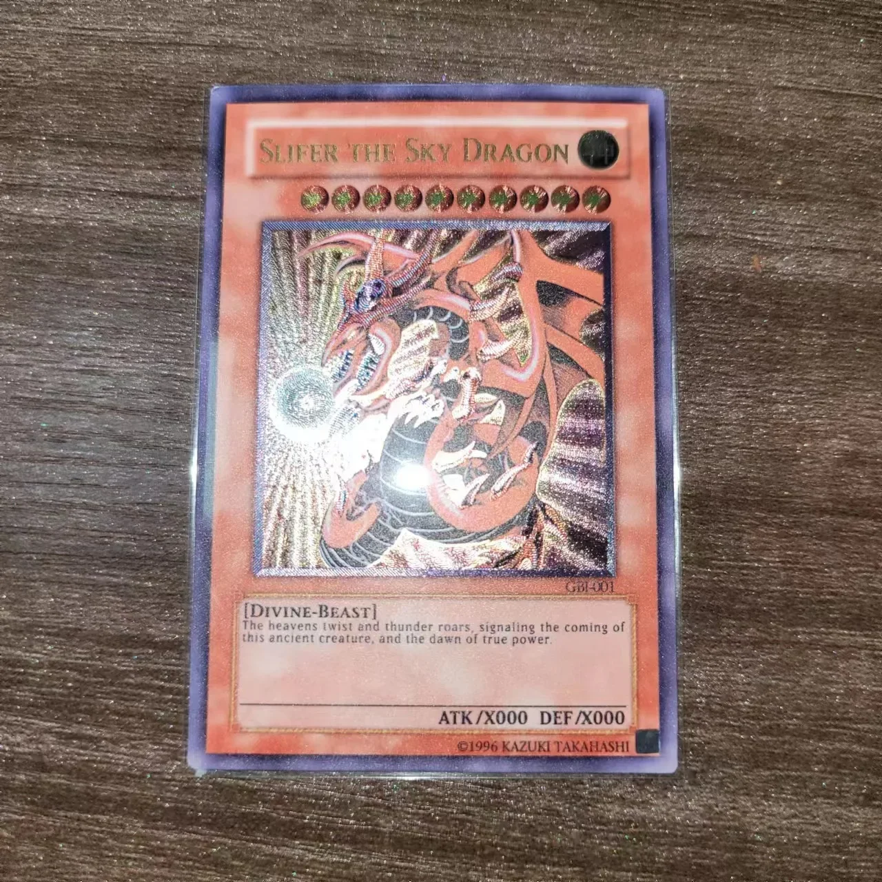 Yu Gi Oh Slifer the Sky Dragon Ultimate Rare GBI-001 Children's