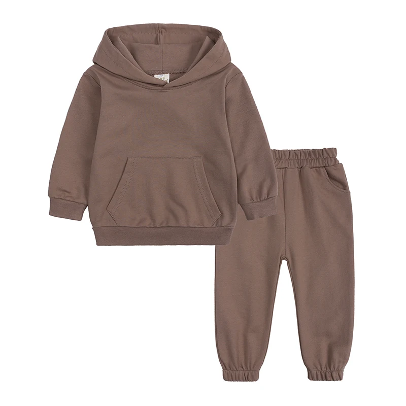 1-13Year Hoodie Sport Suit for Boys Girl Winter Clothing Set Kids Fleece Solid Long Sleeve Tracksuit Casual Baby Sportswear Suit Clothing Sets expensive Clothing Sets