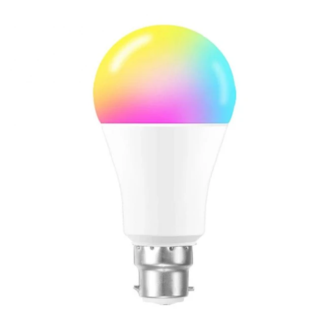 HomeKit-bombilla LED inteligente con WiFi, lámpara RGBWW regulable E26,  E27, B22, Base de Control remoto, compatible con Alexa, Google Home,  SmartThings, 9W - AliExpress